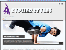 Tablet Screenshot of cypherstyles.com